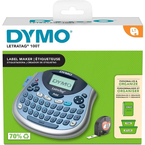Dymo LetraTag 100T QWERTY Label Maker - Blue