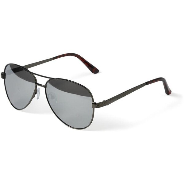 Village Men's Aviator Sunglasses - Gunmetal Black