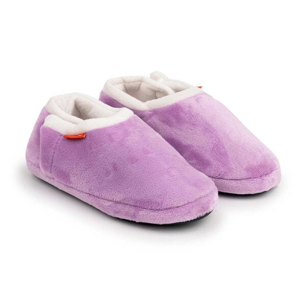 ARCHLINE Orthotic Slippers CLOSED Arch Scuffs Pain Relief Moccasins - Lilac EU 41