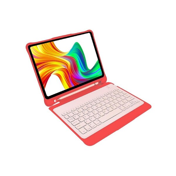 Laser Tablet Case with Wireless Keyboard (iPad 11th Gen A16 / 10th Gen 10.9”) - Watermelon
