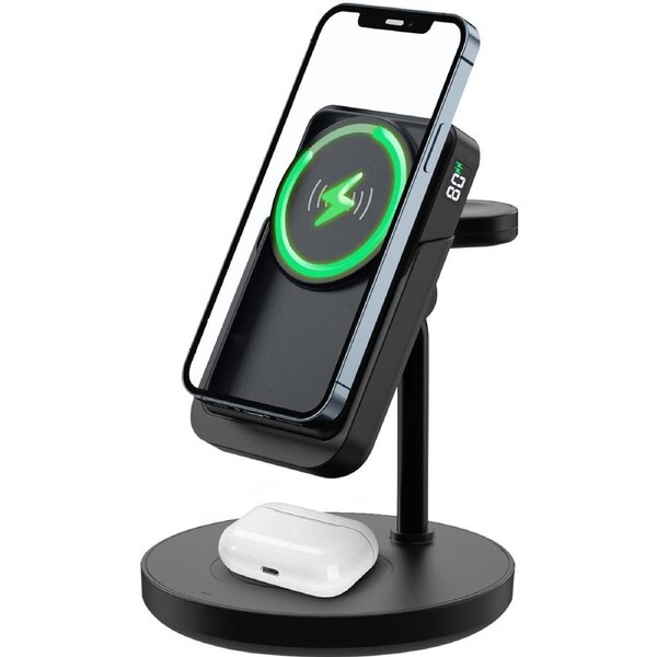 EKO 5 in 1 Wireless Charging Station with Detachable Powerbank