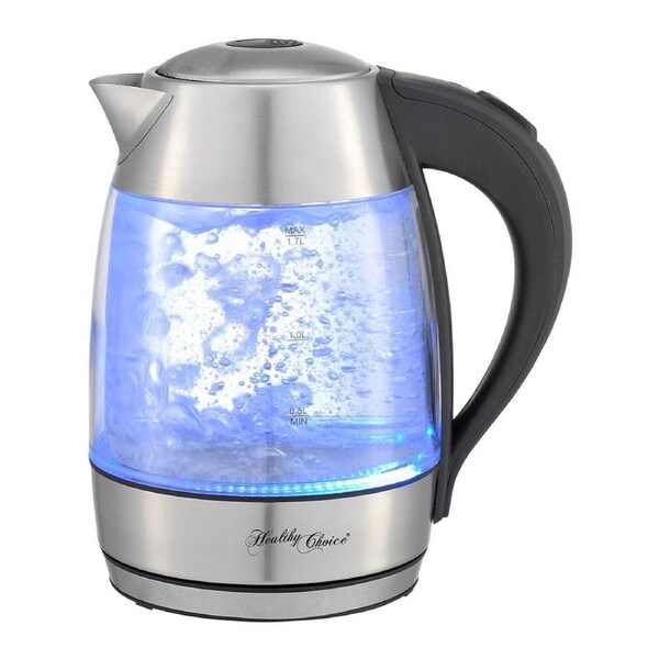 Healthy Choice 1.7 Litre Glass Kettle