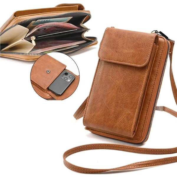 Ladies Small Crossbody Bag Wallet Card Holder Phone Cash Purse Handbag for Women
