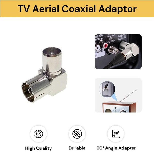 TV Aerial Coaxial Adaptor