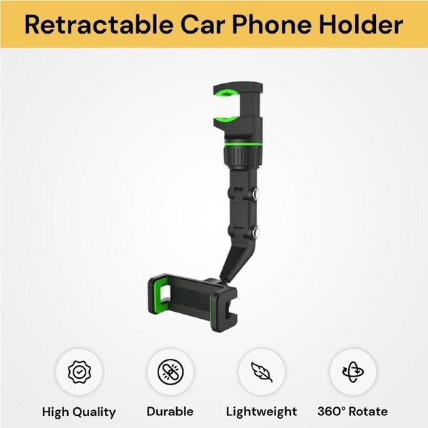 360o Retractable Car Phone Holder