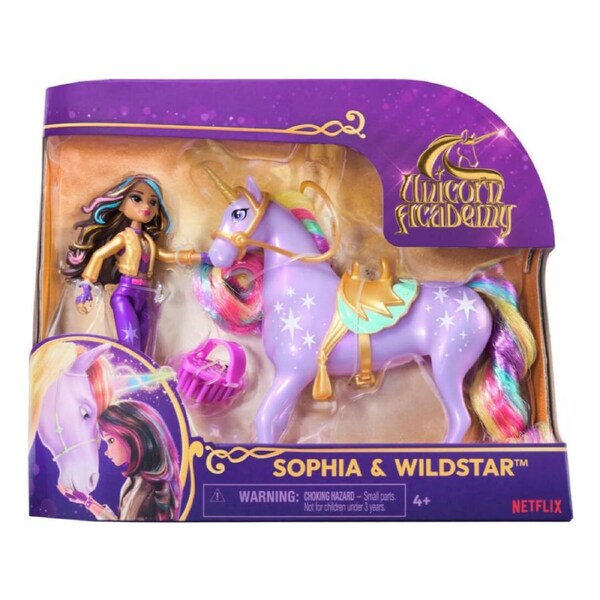 Unicorn Academy Sophia and Wildstar 12cm Small Doll