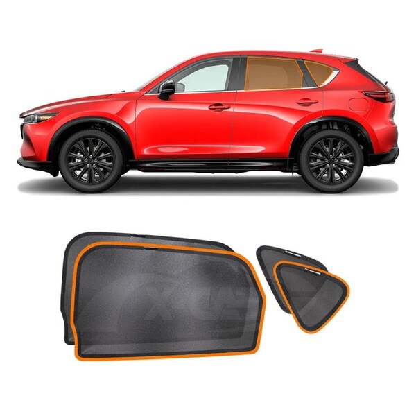 Port Rear Car Window Sun Blind for Mazda CX-5 CX5 2017-2025 Sun Shade Mesh