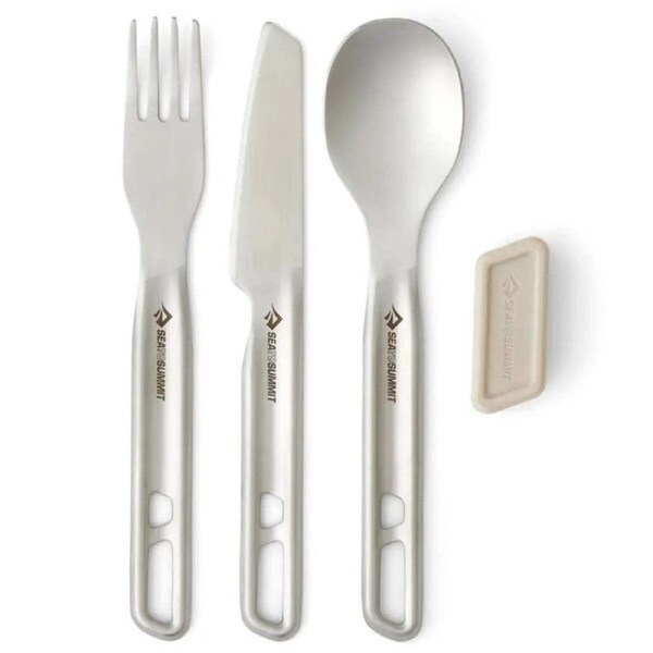 Sea To Summit Detour Stainless Steel 1 Person Cutlery Set - 3 Piece