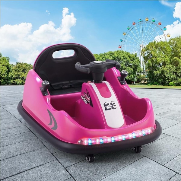 6V Electric Ride On Car Rigo Kids Bumper Kart Toys Remote Control Pink