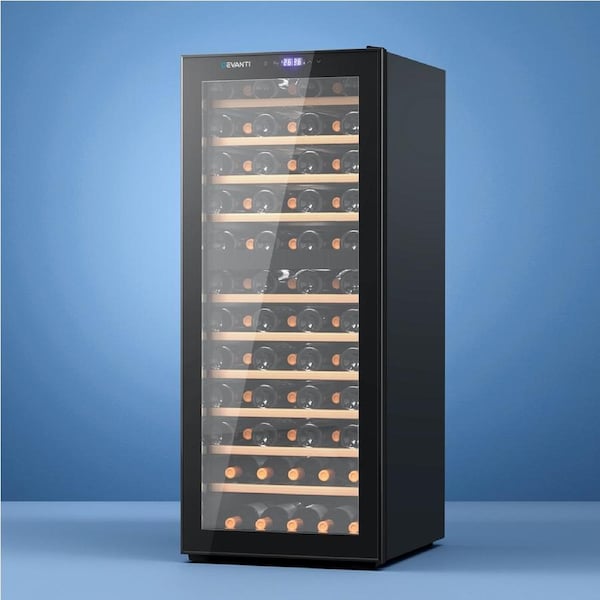 80 Bottles Devanti Wine Fridge Cooler Compressor Dual Zone
