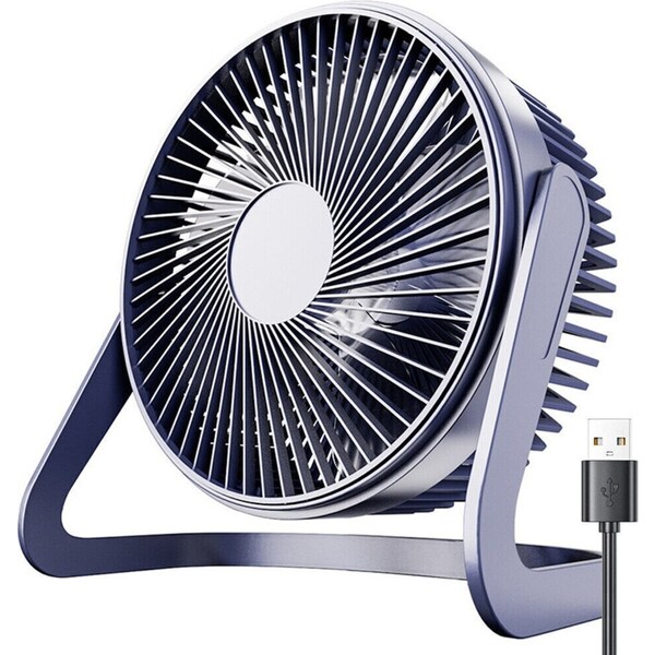 USB Powerful Small Silent Mini Cooling Desk Fan Portable USB Fan 360??8"