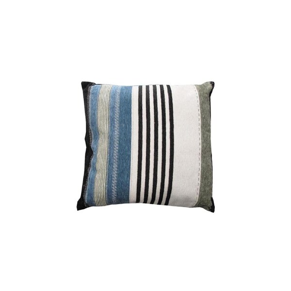 Brenden Striped Textured Square Cushion 40 x 40 cm