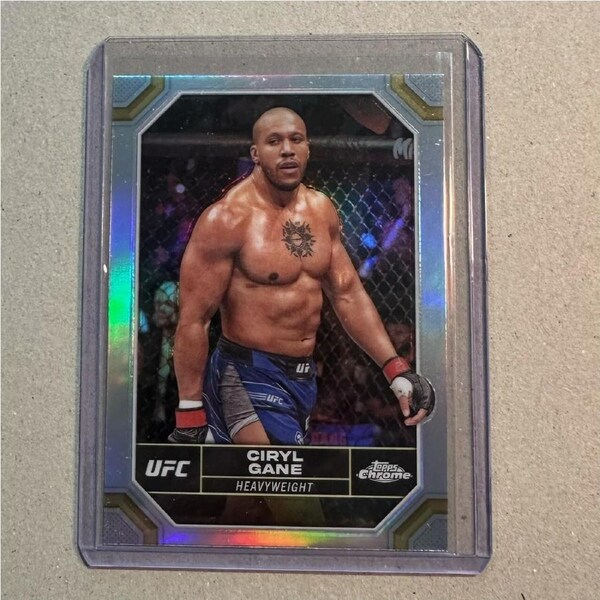 2024 Topps Chrome UFC - CIRYL GANE Silver Refractor Card #47