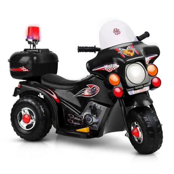Kids Ride On Electric Motorcycle Motorbike Children 6V Battery Toddler Toy Black