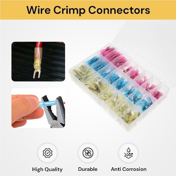 240PCs Wire Crimp Connectors