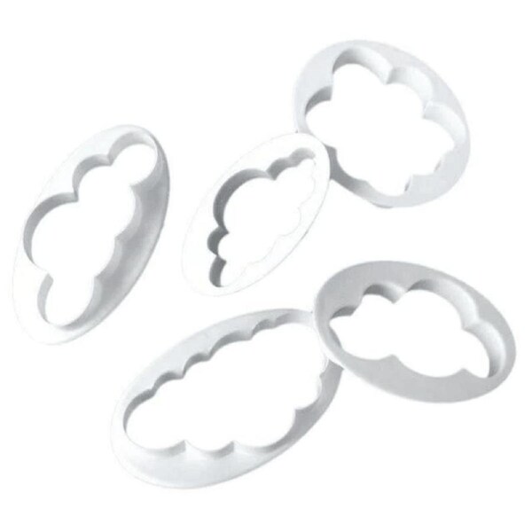 5Pcs Clouds Shape Biscuit Cookie Cutter Fondant Cake Decor Baking Mold Tool