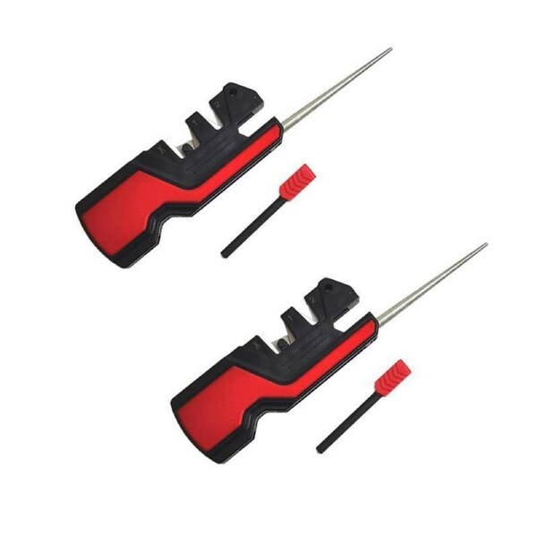 6-in-1 Knife Sharpener Diamond Ceramic For Knives Blade Outdoor Survival Tool