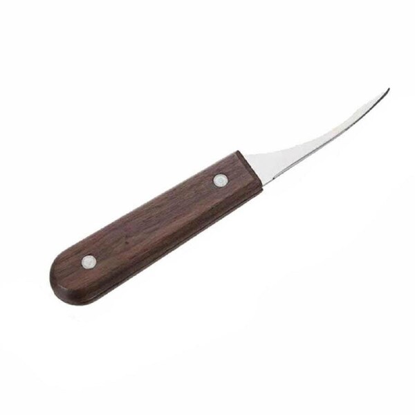 Shrimp Peeler Stainless Steel Seafood Deveiner Cutter with Wooden Handle Kitchen Tool