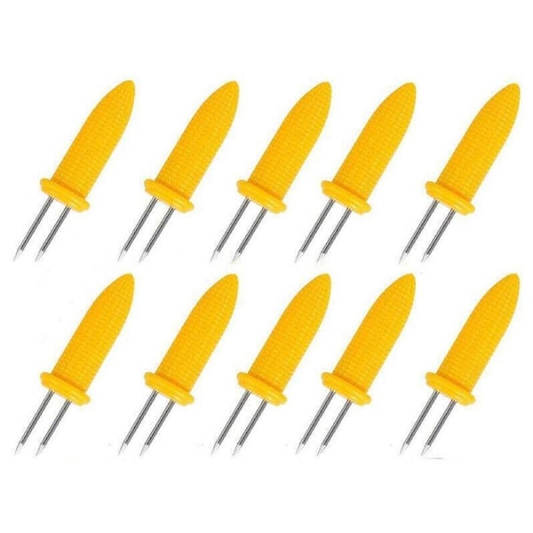 10X BBQ Corn Cob Holders Skewers Essential Kitchen Accessories