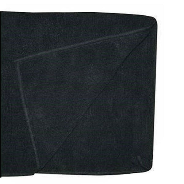 Black Cotton Towel 35x75cm Soft Thick Absorbent Bath Gym Travel Use