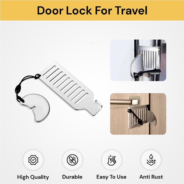 Portable Door Lock For Travel