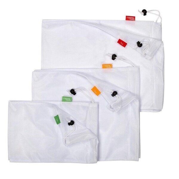 Davis & Waddell Reusable Produce Bags Set of 6