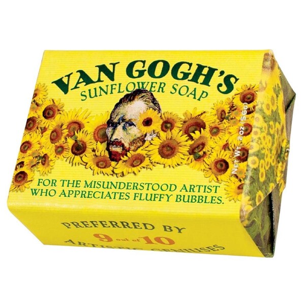Unemployed Philosophers Guild 56g Bathing Soap Van Gogh's Sunflower Fragrance