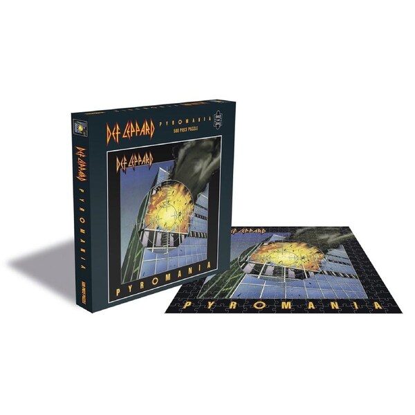 500pc Rock Saws Def Leppard Pyromania Jigsaw Puzzle Adult Play Game Toy 39x39cm