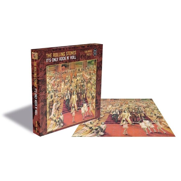 500pc Rock Saws The Rolling Stones It's Only Rock 'N Roll Jigsaw Puzzle 39x39cm
