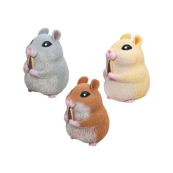 Schylling Chonky Cheeks Hamster Kids Sensory Squishy/Squeeze Toy 8cm Asst 3y+