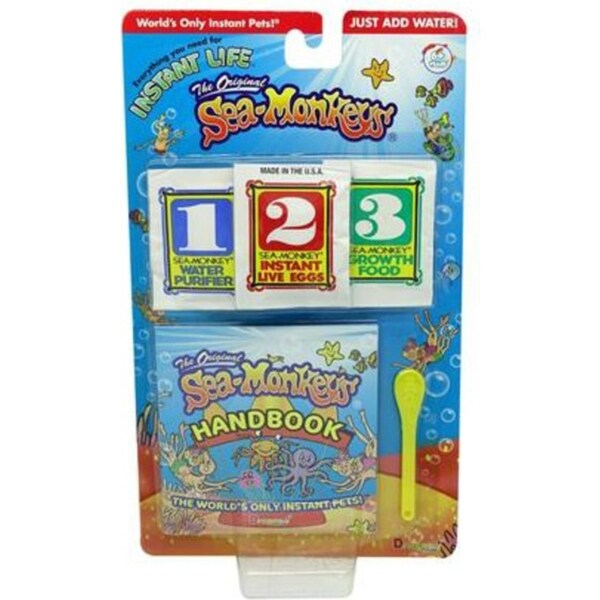 The Original Sea-Monkeys Instant Life Blister Card Set 25.5cm Kids Toy 6+