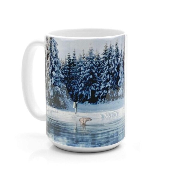 Prank-O When Nature Calls Winterscape Drinking Coffee Mug/Cup Drinkware 15oz