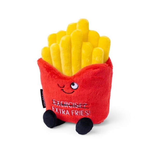 Punchkins Exercise Extra Fries Family Plush Stuffed Cuddle Toy Plushies 20cm