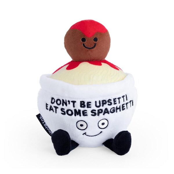 Punchkins Spaghetti Don't Be Upsetti Plush Stuffed Toy Plushies 16cm
