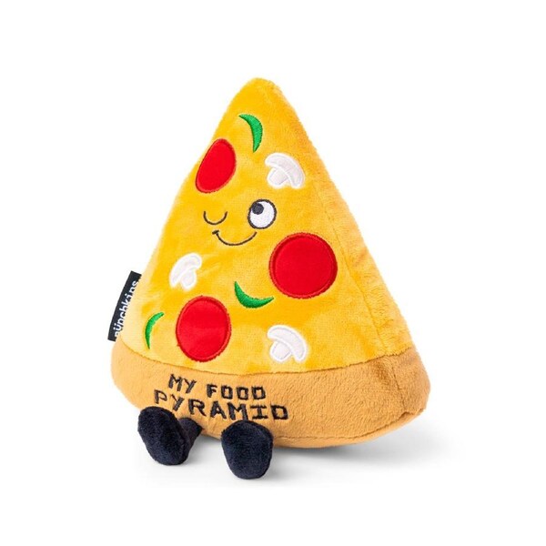 Punchkins My Food Pyramid Pizza Kids/Family Soft Plush Stuffed Toy Decor 20cm