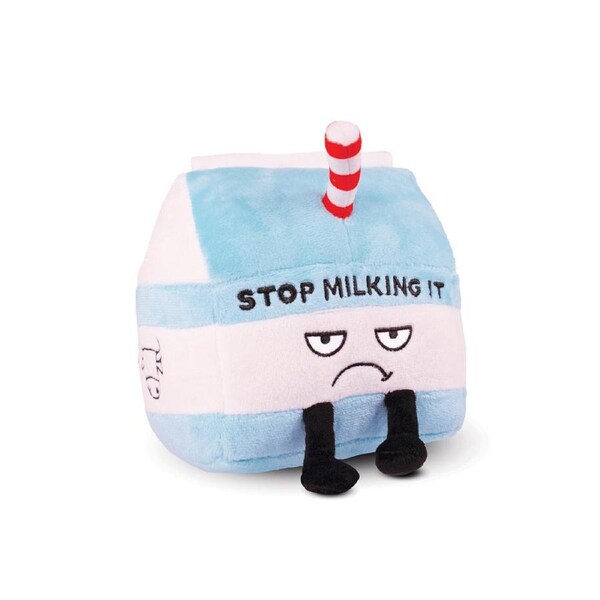 Punchkins Milk Milking It Plush Stuffed Soft Kids Sleep Cuddle Play Toy 20cm