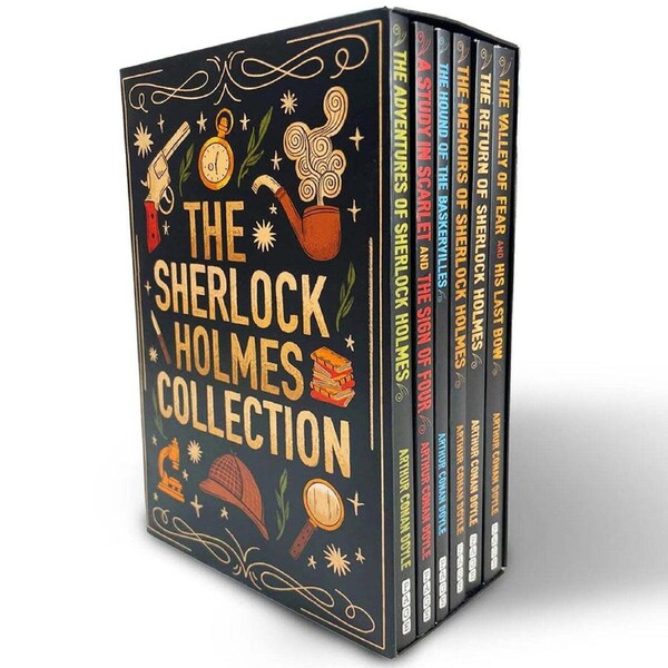 6pc Page Publications Classicial Literature Sherlock Holmes Collection Book 12Y+