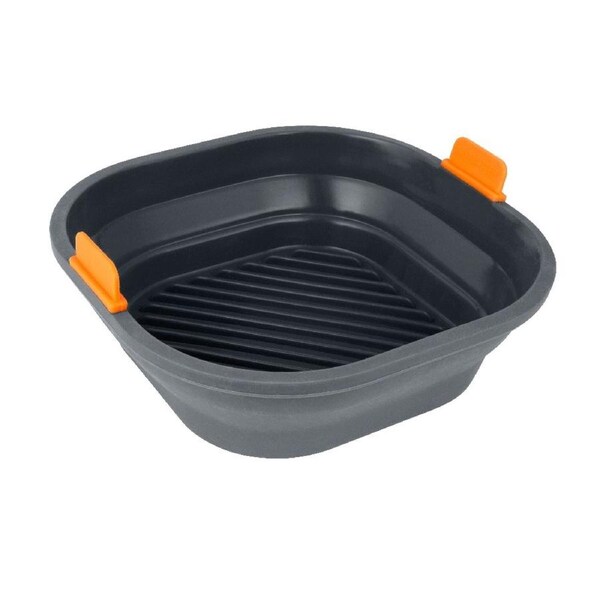 Bakemaster Collapsible Silicone Air Fryer Insert - Square 21 x 21cm