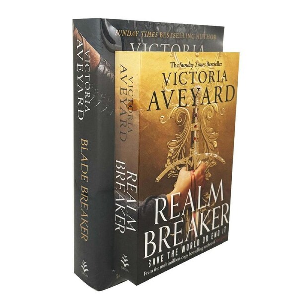 2pc Promotional Victoria Aveyard YA Teen Realm Breaker Book Collection Set 14Y+