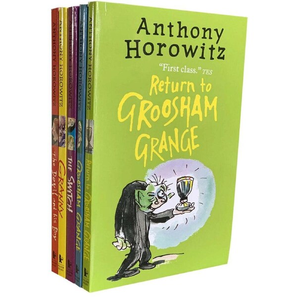 5pc Promotional Anthony Horowitz Classic Wickedly Funny Book Collection Set 10Y+