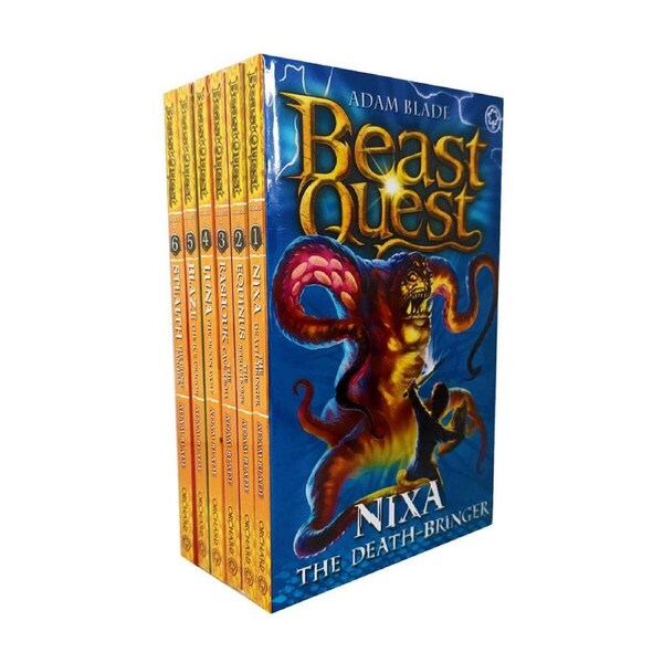 6pc Promotional Beast Quest Series 4 Children's Book Collection Set 8-12Y+