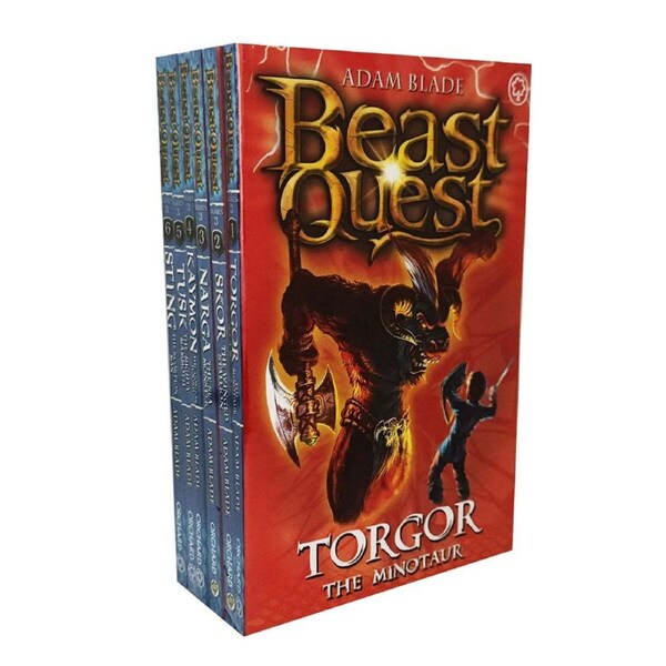 6pc Promotional Beast Quest Series 3 Children's Book Collection Set 8-12Y+