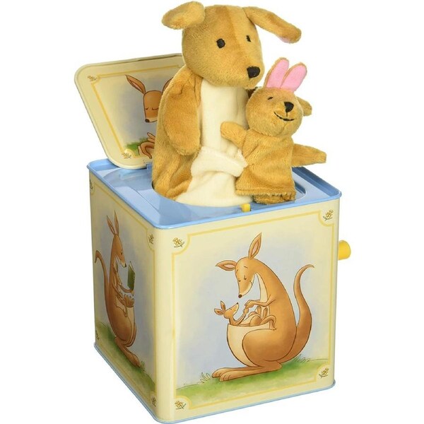 Schylling 16cm Kangaroo Jack In The Box Kids Interactive Play Sensory Toy 18m+