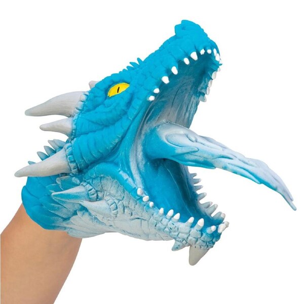 Schylling Stretchy Dragon Hand Puppet Kids Pretend/Role Play Toy 15cm Asst 3+