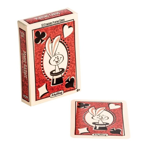52pc Schylling Magic Rabbit Card Tricks Fun Interactive Playing 15cm Kids 6y+