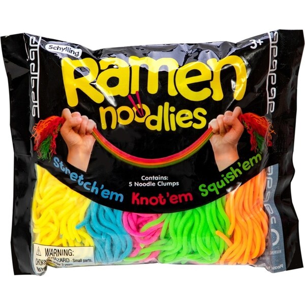Schylling Teenie Nee Doh Ramen Noodlies Kids Squishy/Squeeze Toy 15cm Asst 3+