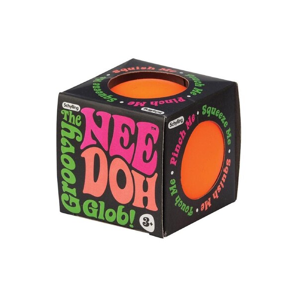 Schylling Nee Doh Stress Ball Kids Squeeze Squish Play Toy 6cm Assorted 3y+
