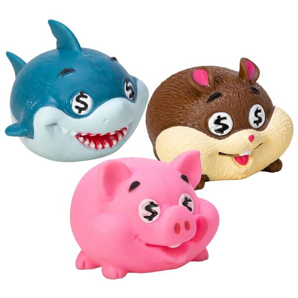 Schylling Money Munchers Kids/Children Fun Play Sensory Toy 8cm Assorted 3y+