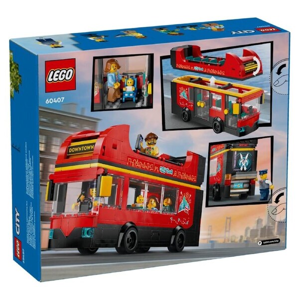 LEGO City Red Double-decker Sightseeing Bus (60407)