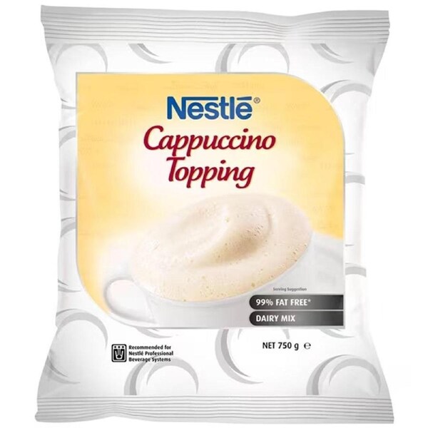 Nestle Cappuccino Coffee Topping Creamer Soft Pack 750g